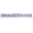 thumbnail image 1 of Weiweiguan 1Pc Portable 88 Key Piano Keyboard Fingering Practice Comparison Chart, 1 of 6