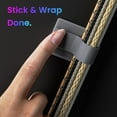 thumbnail image 4 of Hook and Loop Cable Ties, Self Adhesive Hook and Loop Cable Straps, Sticky-back Cord Organizer, Cable Clip, Household & Office Essentials（30 pcs）, 4 of 8