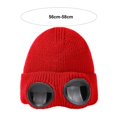thumbnail image 4 of CSChome Glasses Knitted Hat Unisex Knitted Hat - Solid Color Elastic Soft Warm Windproof Ear Protection, 4 of 7