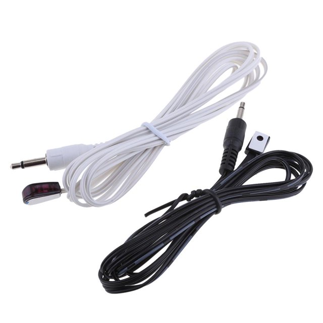 Cable De Extensión Del Receptor Infrarrojo De Infrarrojos Premium, + Cable Del Transmisor, Negro Hugo Cable extensor de emisor
