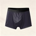 thumbnail image 3 of IAJDKMEK Men's Boxer Briefs - Breathable Underwear for Men, Soft Stretch Mens Underwear, All-Day Boxer Briefs for Comfort and Support,Navy S, 3 of 7