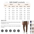 thumbnail image 2 of OIOLOYJM Golf Pants Men Stretch Business Work Dress Pants Quick Dry Outdoor Casual Comfy Chino Pants with Pockets (Available in 31-42) Dark Blue 31, 2 of 4