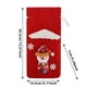 thumbnail image 3 of Reusable Christmas Wine Bottle Bag Fabric Drawstring Santa Snowman Holiday Party Decoration Gift Packaging for Festive Gatherings, 3 of 6