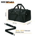 thumbnail image 7 of Searock 42L Travel Duffle Bag Large Gym Sport Duffle Bag, Black, 7 of 7