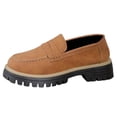 thumbnail image 1 of Mocasines Cómodos para Zapatos Suela Gruesa Mujer Combinados Uso Diario, 1 of 9