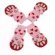 thumbnail image 1 of 4pcs Mascotas Mascotas Calcetines antideslizantes Conjunto para Pequeño Perro Cats Cuppy Foot Funda Non-Slip Teddy, 1 of 4