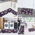thumbnail image 5 of Pioneer Flower Floral Print Pattern Kitchen Rugs Sets Of 2, Anti Fatigue Non Slip Washable Floor Mats for Kitchen Sink Laundry, 17X30 Inch + 17X47 Inch, 5 of 6