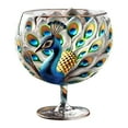 thumbnail image 5 of Qnjujn Elegant Bird-Engraved Glass Tumbler, Unique Artisan Drinking Cup for Cocktails Juice Water, Dishwasher Safe Home Bar Decor Gift Set, 5 of 5