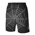 thumbnail image 4 of Logiee A Web With A Spider Print Mens Swim Trunks Quick Dry Board Shorts,Breathable Hawaii Beach Shorts Swimwear Bathing Suits-X-Large, 4 of 6