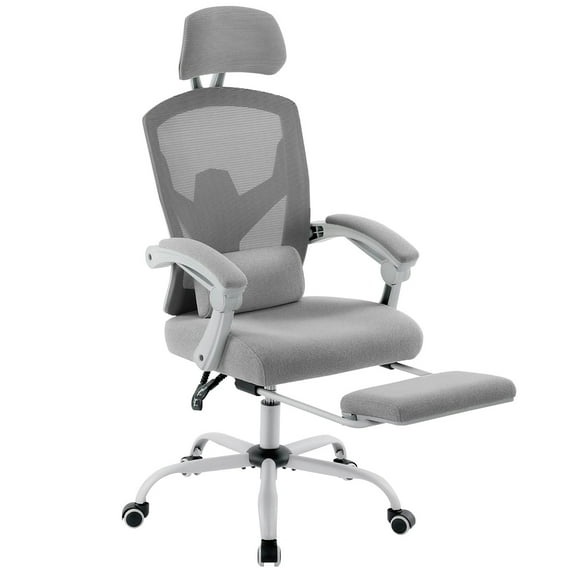 CONCETTA Mesh High Back Ergonomic Office Chair with Lumbar Support - Grey