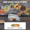 thumbnail image 6 of VEVOR Impulse Sealer 12 inch,Manual Heat Sealing Machine with Adjustable Heating Mode,Aluminum Shrink Wrap Bag Sealers for Plastic Mylar PE PP Bags, Portable Poly Bag Sealer with Extra Replace Kit, 6 of 9