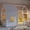 White, variant on Twin Size House Floor Bed with 7-Color LED Light, Low-Profile Wood Bed Frame with Bookshelf for Bedroom, Guest Room, Natural
