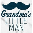 thumbnail image 2 of Grandma's Little Man Funny Mustache Youth T Shirt Tee Boys Infant Toddler Brisco Brands 2T, 2 of 5
