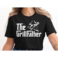 thumbnail image 2 of Grillfather T-Shirt Funny BBQ Dad Shirt, Grill Master Barbecue Tee for Men, BBQ Lover Gift, Fathers Day Cookout Graphic T Shirt, 2 of 3