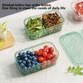 Kitchen Refrigerator Rectangular Crisper Microwave Heat Reusable Food