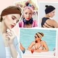thumbnail image 5 of Livhil 12Pcs Stretchy Headbands for Women,Ventilate and Anti-slip Sport Headband, Fashionable Twist-style Head Wraps, 5 of 6