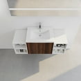 thumbnail image 6 of 48-Inch Bathroom Vanity with Soft-Close Cabinet Doors & Adjustable Shelves - 24" & 12" Storage Combination Cabinet for Wall-Mounted Space Efficiency, 6 of 9