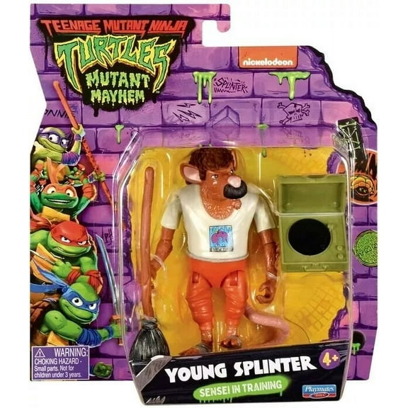 Teenage Mutant Ninja Turtles Mutant Mayhem Young Splinter Action Figure