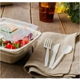 thumbnail image 2 of Compostable Forks Eco Friendly Cutlery 6.5 inch - CPLA Heat Resistant Disposable Utensils and Durable Cornstarch Bio Based Plastic Biodegradable Cutlery (50), 2 of 3