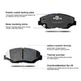 thumbnail image 3 of Front & Rear Ceramic Brake Pad for 2002-2004 Honda CR-V; 2003-2011 Honda Element, 3 of 6