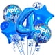 thumbnail image 1 of Juego de globos de cumpleaños azules de 11 piezas con globo de aluminio número 4 de 32 pulgadas, 1 of 1