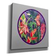thumbnail image 2 of Epic Graffiti 'Tropical Rain - Circle' by Carissa Luminess, Canvas Wall Art, 37"x37", 2 of 2