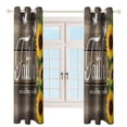 thumbnail image 4 of Faith Sunflowers Motivation Window Blackout Curtain 3d Printed Blackout Curtain Bedroom Living Room Hotel Window 2 Panel Shade, 4 of 6