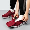 thumbnail image 2 of SKIUHS Unisex Adjustable Hook-and-Loop Mesh Shoes - Extra Wide & Deep, Soft Non-Slip Sole for Elderly, Swollen Feet & Post-Surgery, 2 of 5