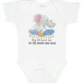 thumbnail image 3 of Inktastic My Titi Loves Me to the Moon and Back Elephant Family Boys or Girls Baby Bodysuit, 3 of 5