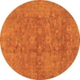 thumbnail image 1 of Ahgly Company Indoor Round Persian Orange Traditional Area Rugs, 6' Round, 1 of 1