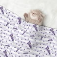 thumbnail image 2 of Yiaed Lavender Flowers Print Dog Blankets-Cat Blanket Washable for Couch Protection,Puppy Blanket, Soft Plush Reversible Throw Furniture Protector-Medium, 2 of 8