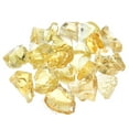 thumbnail image 1 of Fire Glass for Fire Pit, 2-3mm(1/9") High Luster Natural Glass Rocks, Yellow, 1 of 3