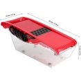 thumbnail image 2 of 6-blade multifunctional kitchen food chopper potato and vegetable slice chopping tool, 2 of 7