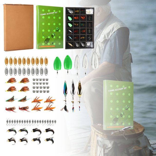 Fishing Countdown Hook Set with Multiple Sizes for Superior Presentation and Secure Catch Performance in Various Angling Environments