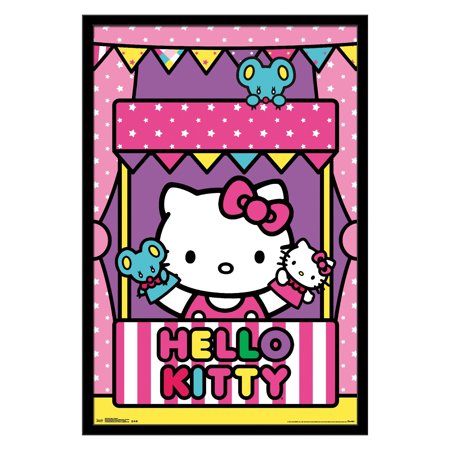 Trends International Hello Kitty Puppets Wall Poster 22 375 X 34