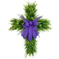 thumbnail image 4 of Lavender Eucalyptus Wreath Cross Easter Wreath For Front Door Easter Home Decor, 4 of 8