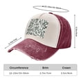 thumbnail image 3 of Men Women Print Camouflage Pattern Baseball Cap Golf Dad Hat Adjustable Low Profile Cotton Hat, 3 of 7