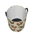 thumbnail image 3 of Bingfone Colorful Roosters Waterproof Foldable Laundry Hamper Bucket With Handles For Storage Bin,Clothes Hamper (Medium), 3 of 8