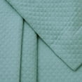 thumbnail image 3 of 100% Premium Cotton Solitaire Jacquard Matelasse Bedspread, Full, Aqua, 3 of 8