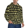 thumbnail image 2 of Rateoe Cactus Farmland Pattern Mens Hoodie, Pullover Hooded Sweatshirt, Kangaroo Pocket Hoodie Ideal for Daily Wear, Travel and Home-Medium, 2 of 7