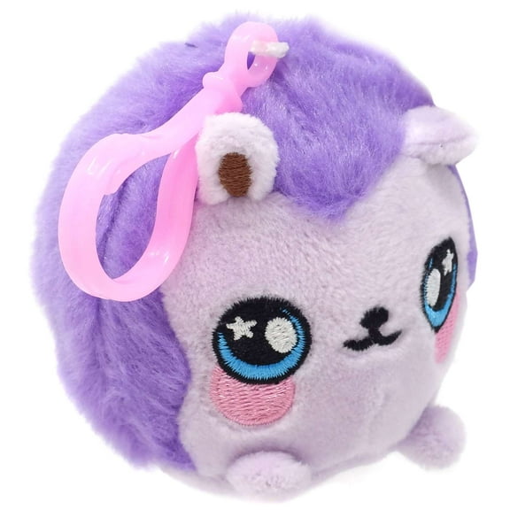 Squeezamals Series 2 Purple Bunny Clip On Plush