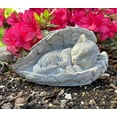 thumbnail image 2 of AuldHome Design Angel Cat Memorial Statue, Garden Resin Sleeping Cat Ornament, 2 of 6