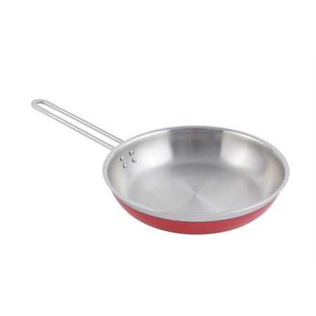 

Bon Chef 60308RED 11 x 2.12 in.Classic Country French Collection Saute 2 quart Pan & Skillet Long Handle No Cover Red - 12 oz
