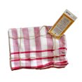thumbnail image 1 of Kara Tissages de Kerala Ensemble de Serviettes 3 Pcs Rouge, 1 of 1