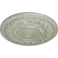 thumbnail image 3 of 33 7/8"OD x 2 3/8"P Rose Ceiling Medallion Flash Copper Finished, 3 of 5