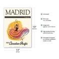 thumbnail image 2 of Madrid Spain - Flamenco Dancer - Canadian Pacific Air Lines - Vintage Airline Travel Poster c.1960 - Master Art Print (Unframed) 13in x 19in, 2 of 4