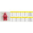 thumbnail image 2 of Newborn Baby My First Christmas Outfit Boy Girl 3 6 12 18 Months Santa Claus Long Sleeve Jumpsuit Romper with Hat 2Pcs Clothes Set, 2 of 7