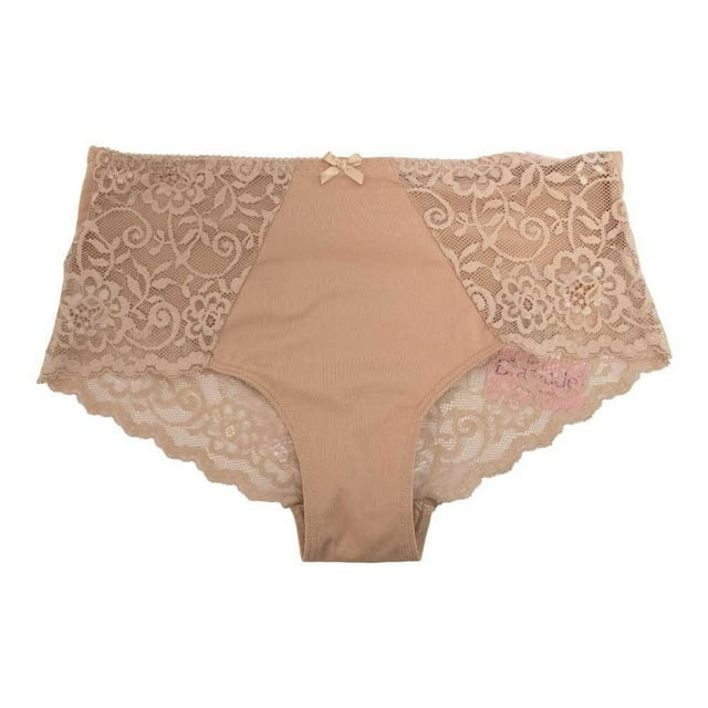 Pantaleta Bras Jade para Dama Microfibra Ligera Beige Talla M