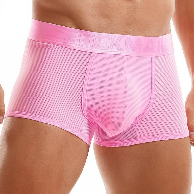 Mens pink shop trunks underwear