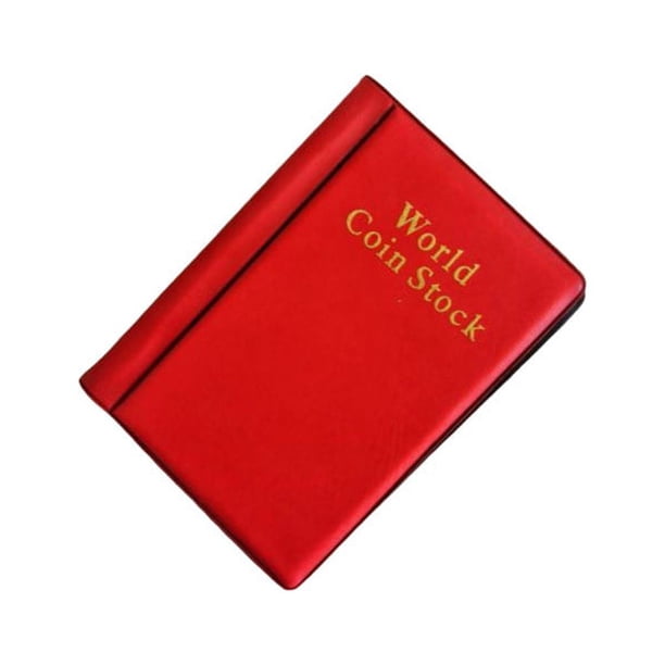 Libro de Almacenamiento de billetes Advancent organización del hogar Rojo